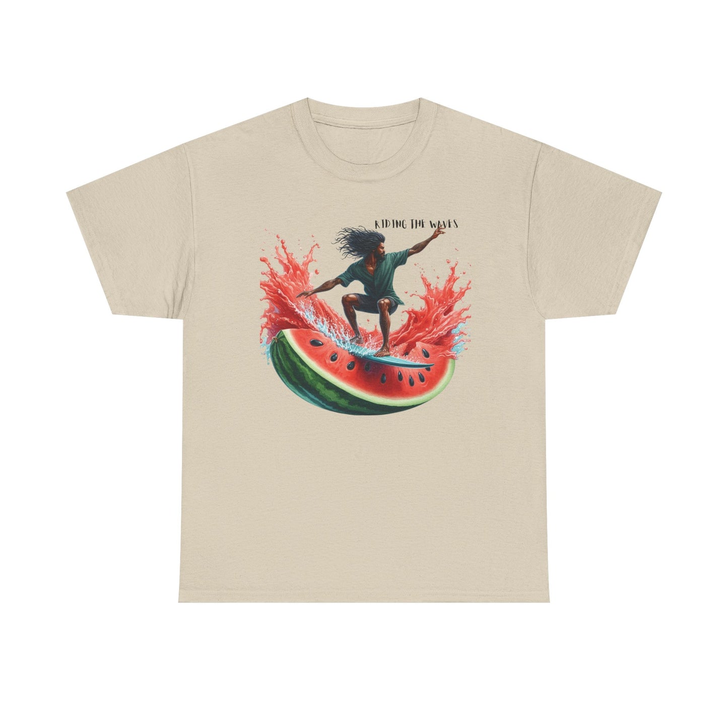 Riding the Waves with Watermelon Tee