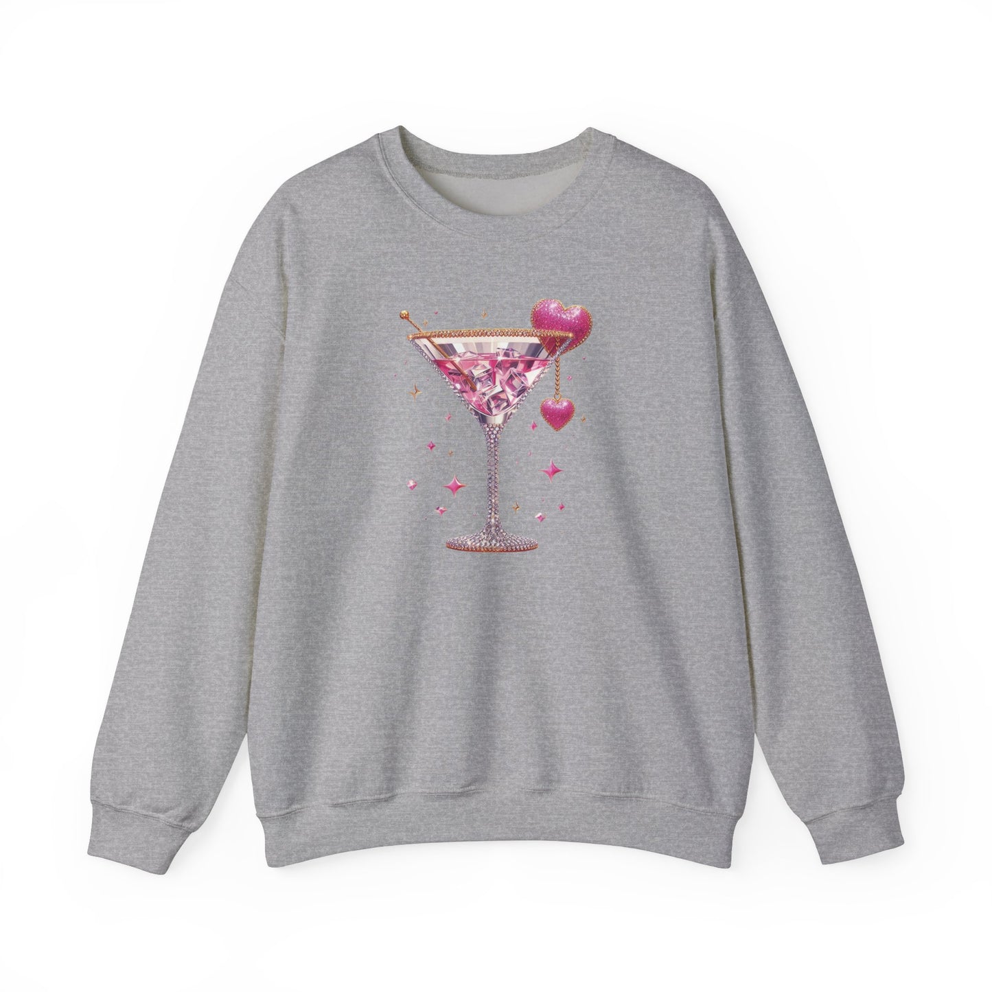 "Sparkle & Sip – Glam Cocktail" Sweatshirt