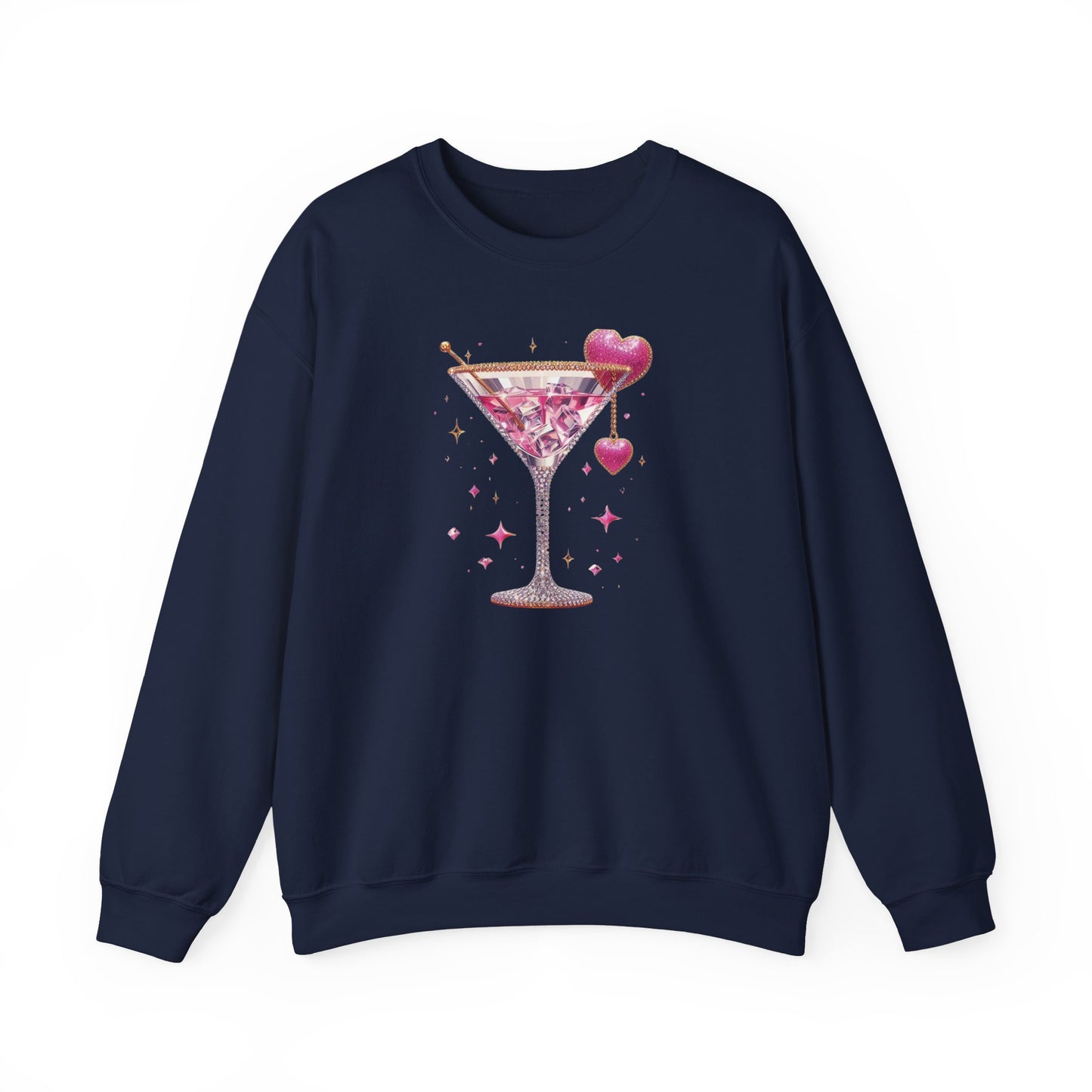 "Sparkle & Sip – Glam Cocktail" Sweatshirt