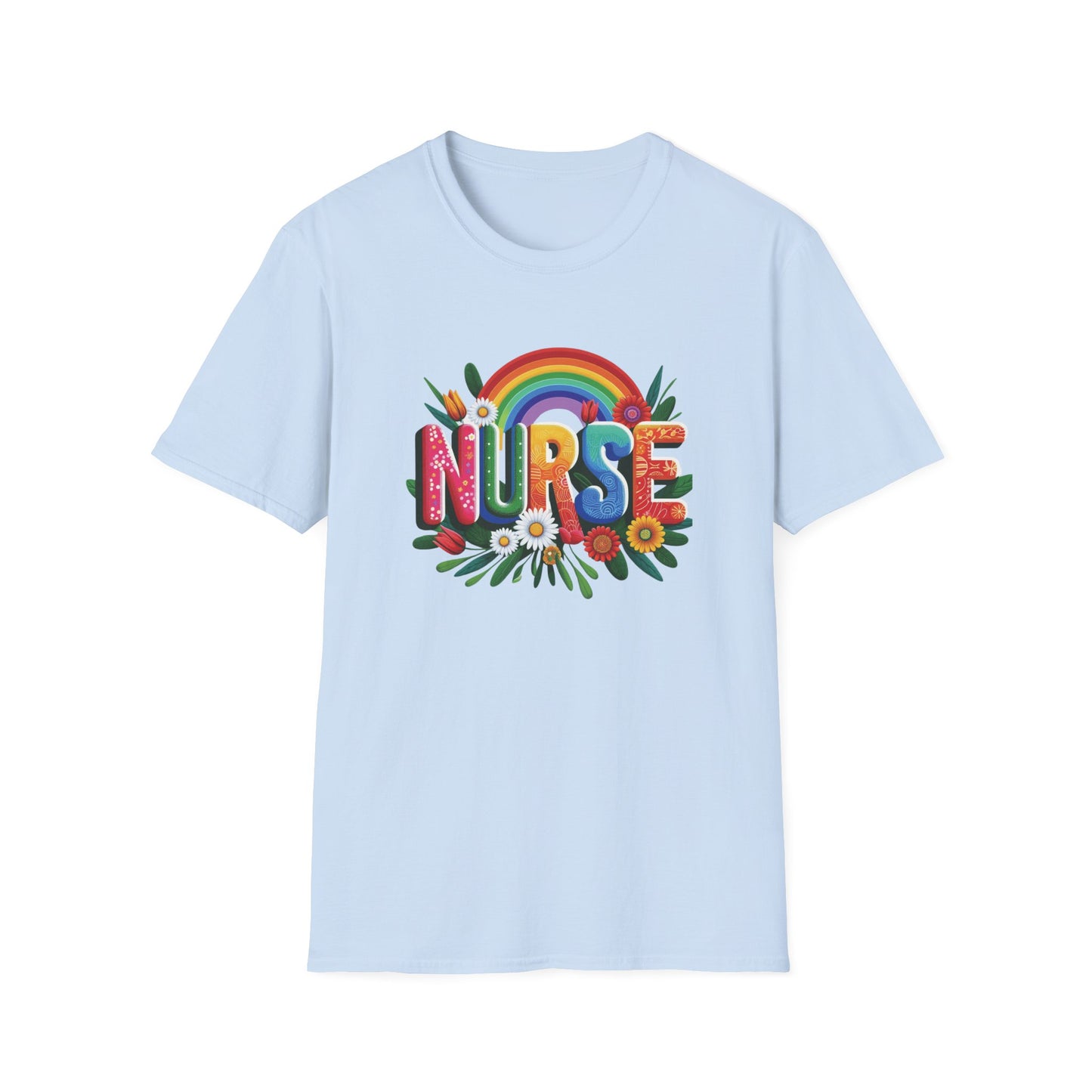 Rainbow Tribute Nurse T-Shirt