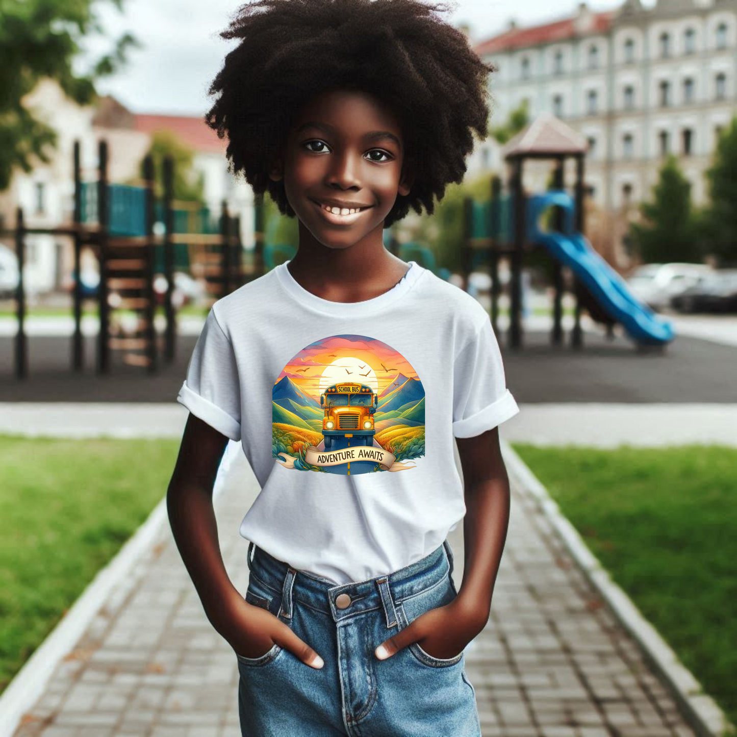 Adventure Awaits Kids Tee