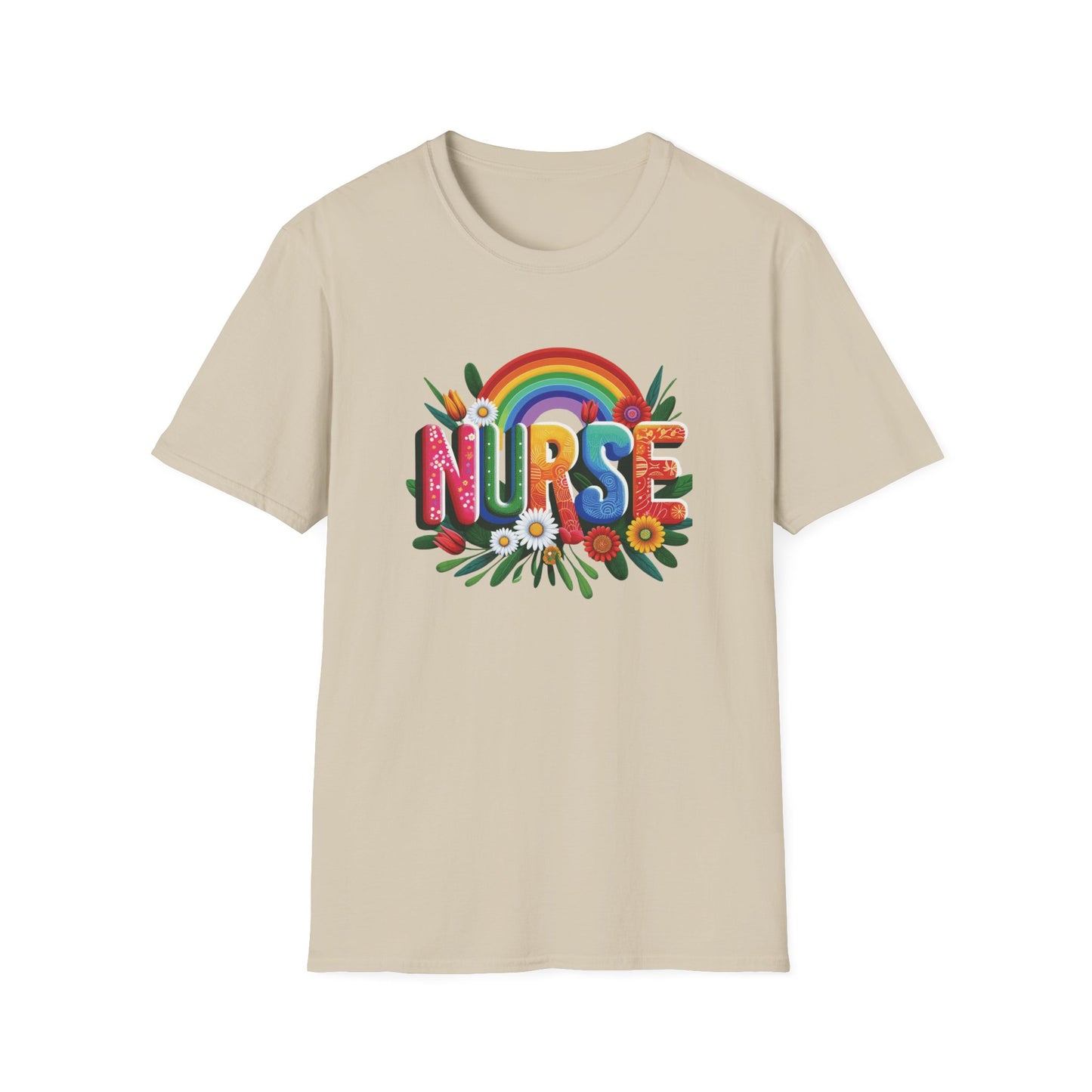 Rainbow Tribute Nurse T-Shirt