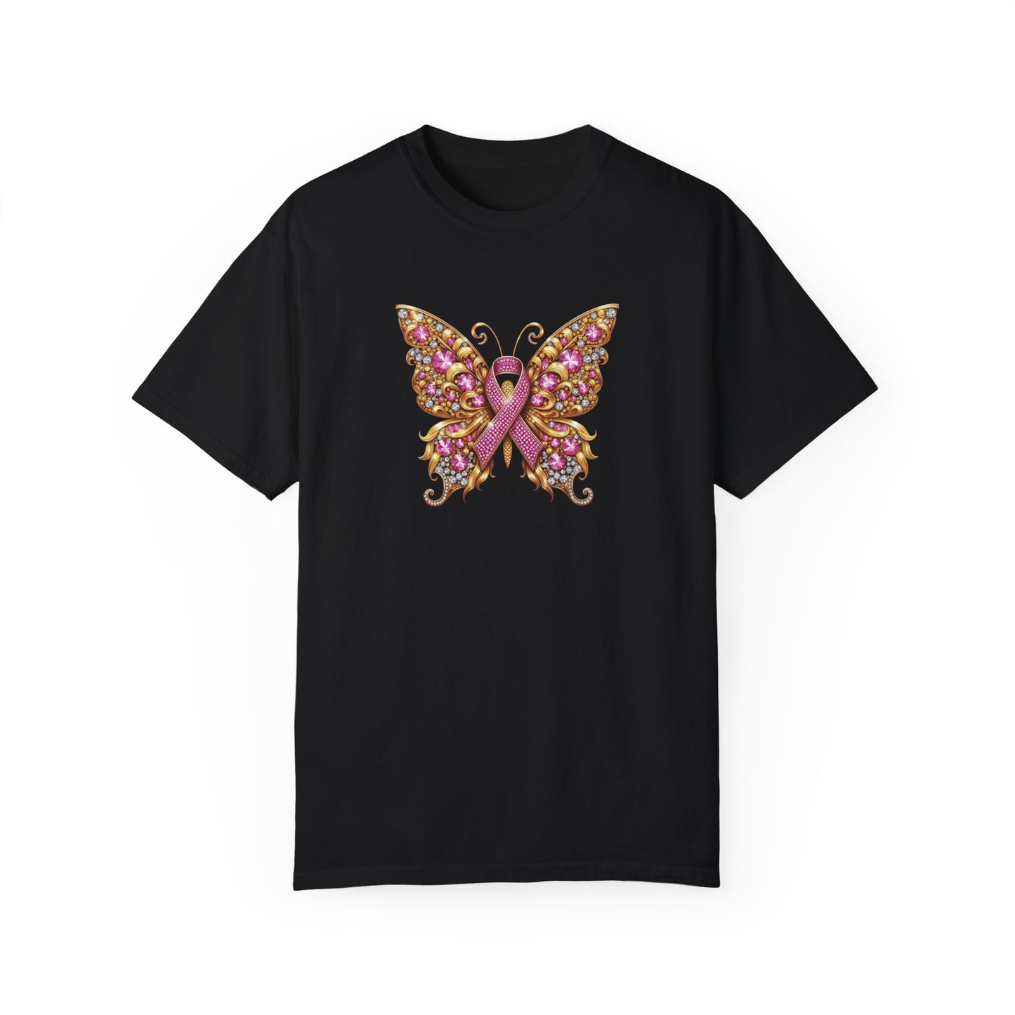 Butterfly Breast Cancer Awareness T-Shirt