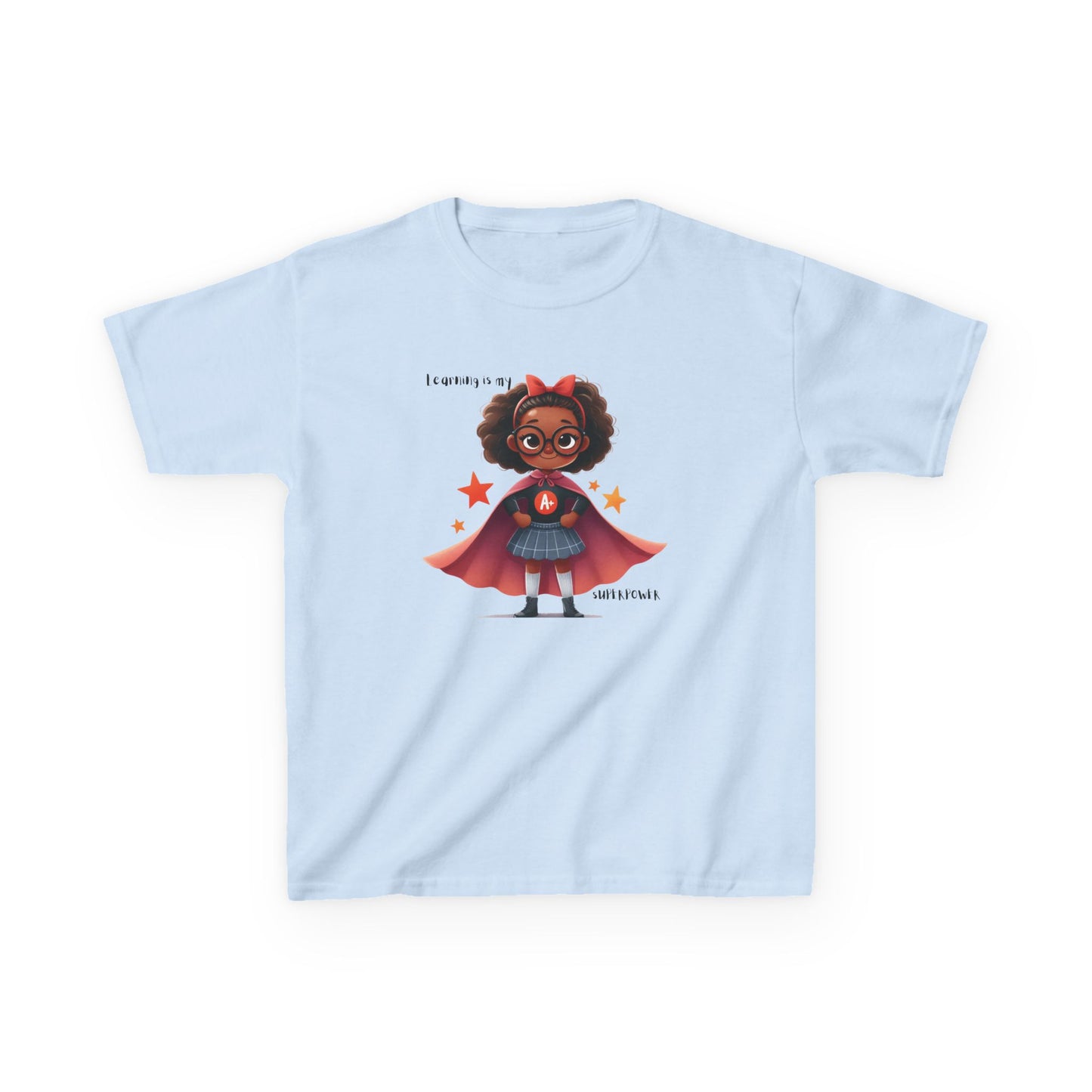 Learning is my Superpower Kids Tee