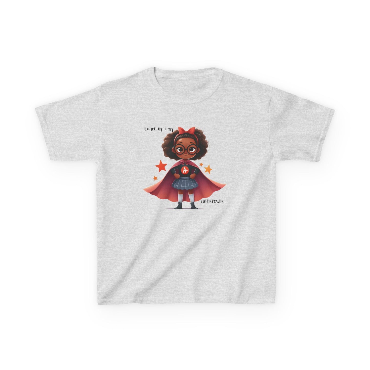 Learning is my Superpower Kids Tee