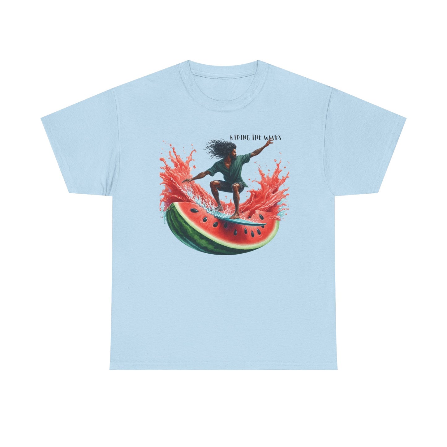Riding the Waves with Watermelon Tee