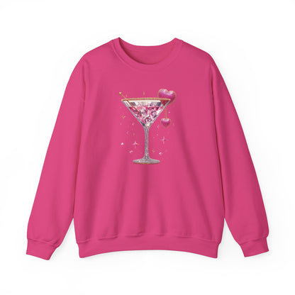 "Sparkle & Sip – Glam Cocktail" Sweatshirt