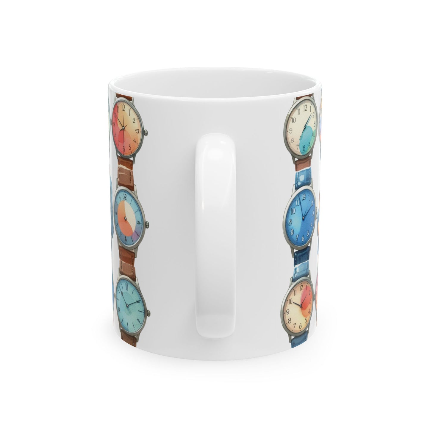 DAD'S Colorful Clock Mug