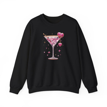 "Sparkle & Sip – Glam Cocktail" Sweatshirt