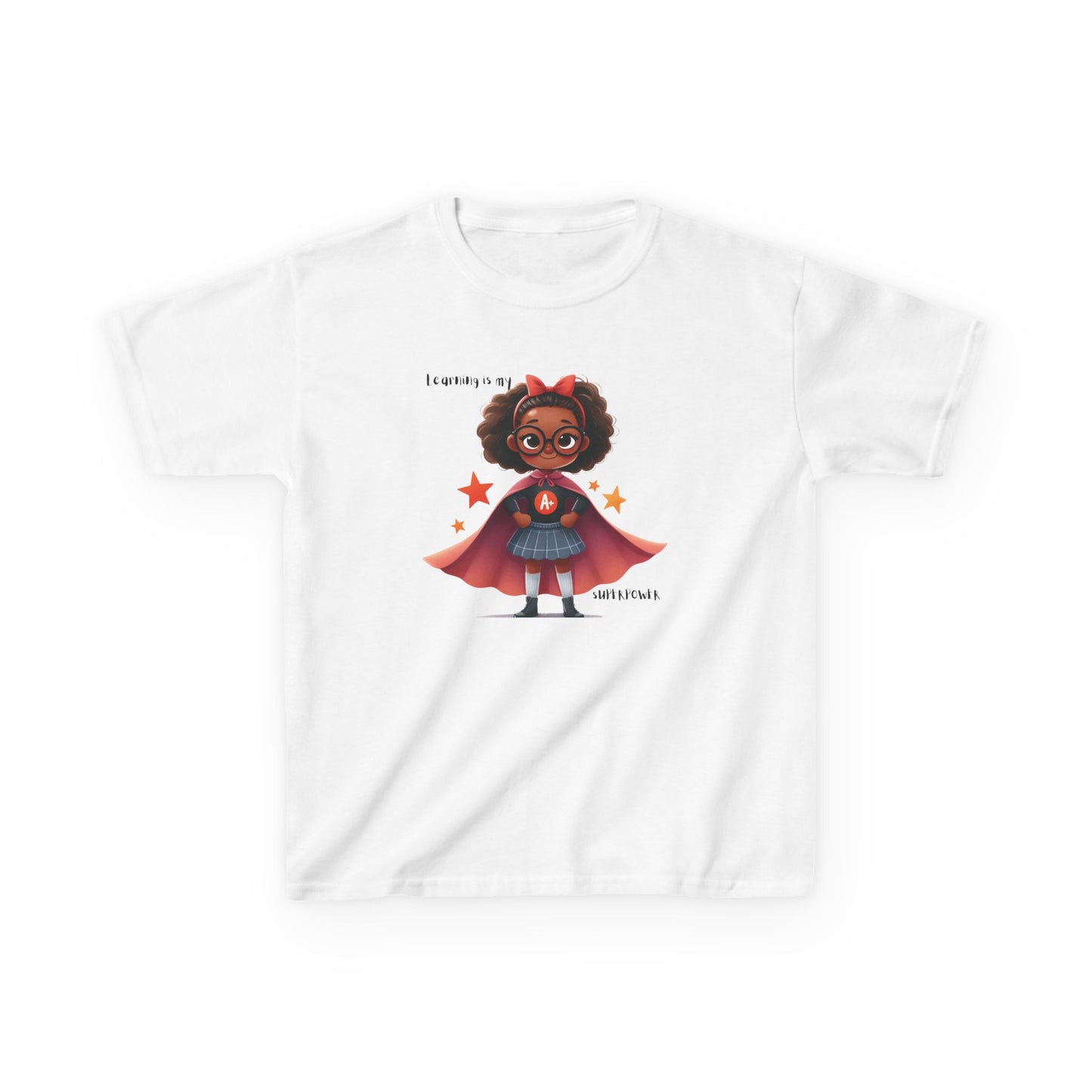 Learning is my Superpower Kids Tee