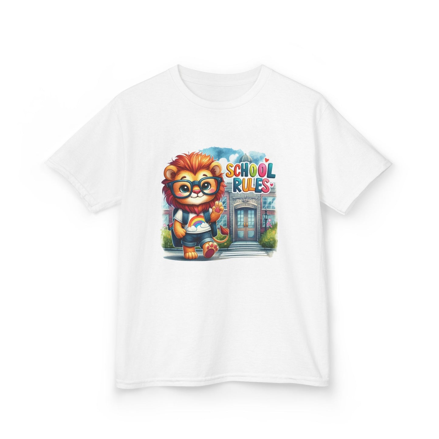 Cute Kids School Rules Tee