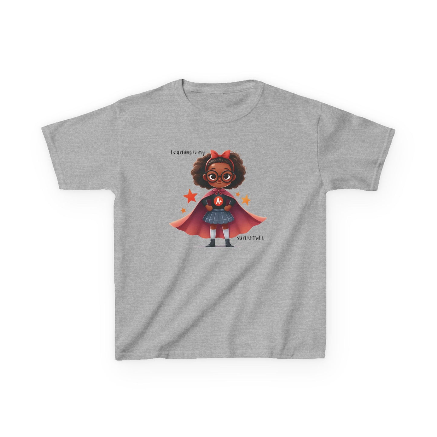 Learning is my Superpower Kids Tee