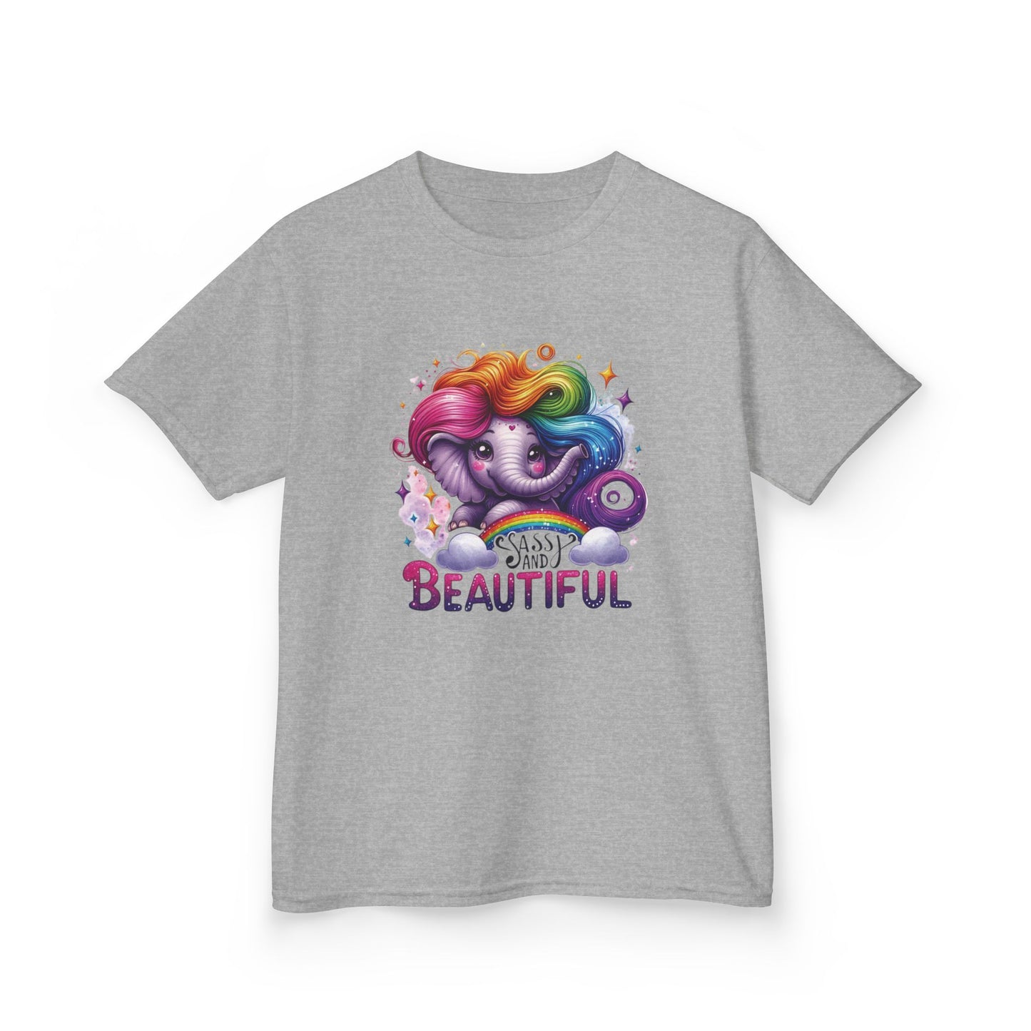 Rainbow Spirit Elephant Kids Tee