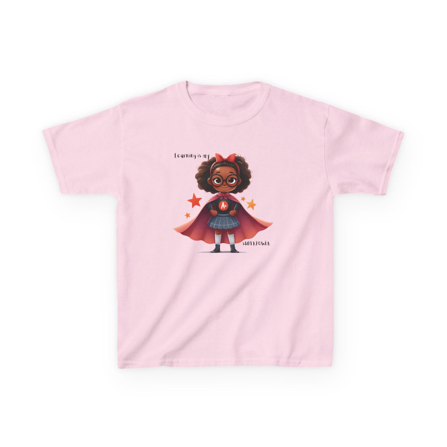 Learning is my Superpower Kids Tee