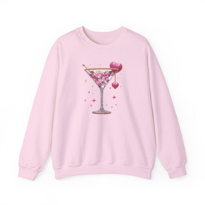 "Sparkle & Sip – Glam Cocktail" Sweatshirt