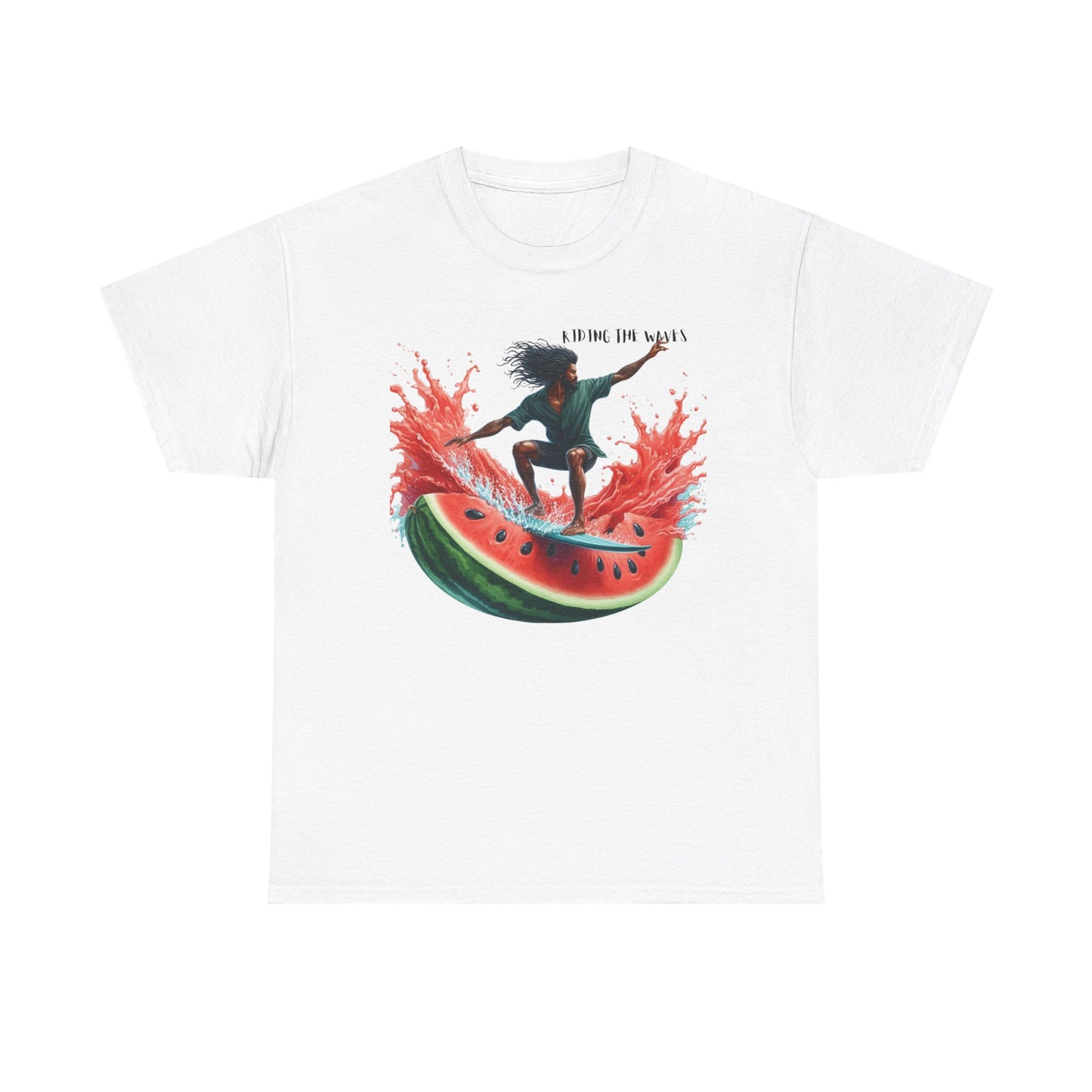 Riding the Waves with Watermelon Tee