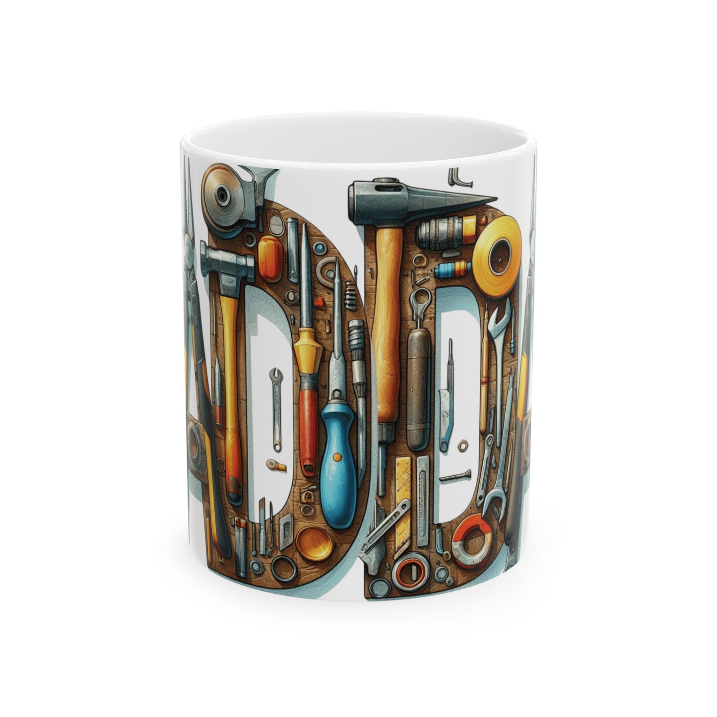 Dad's Letters of Steel Mug