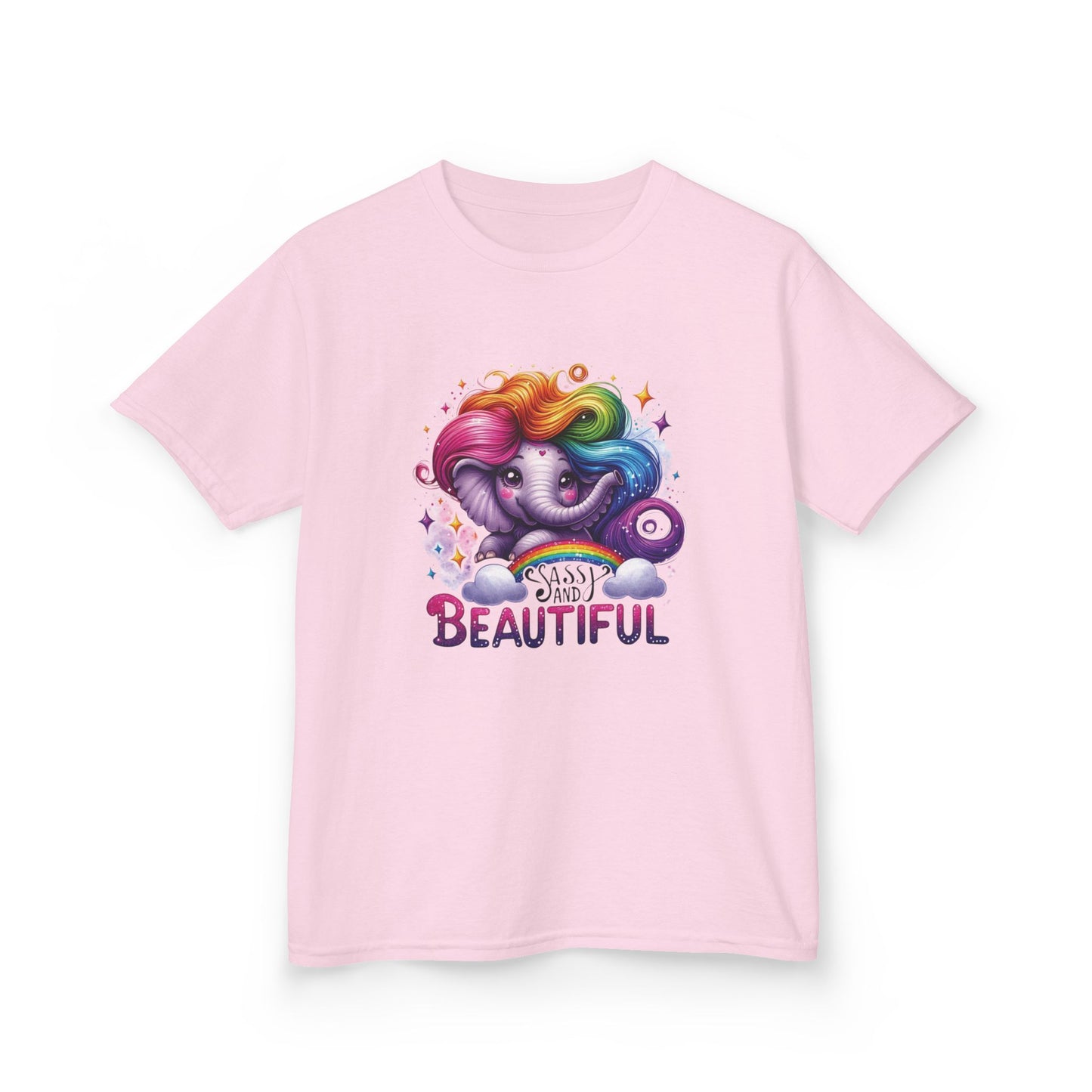 Rainbow Spirit Elephant Kids Tee