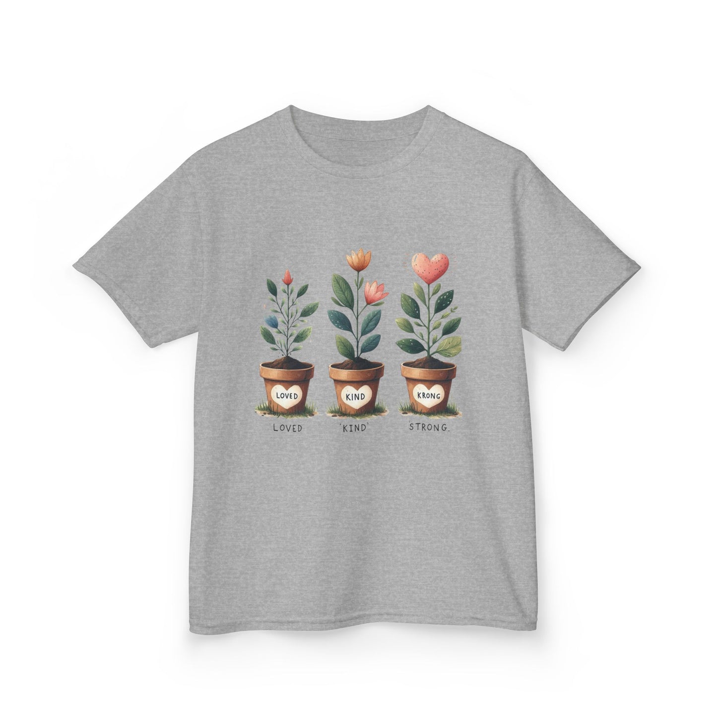 LOVE, KIND and STRONG Kid Tee,