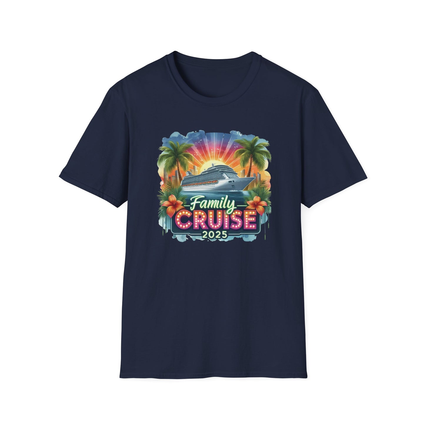 Sunset Family Cruise 2025 T-Shirt