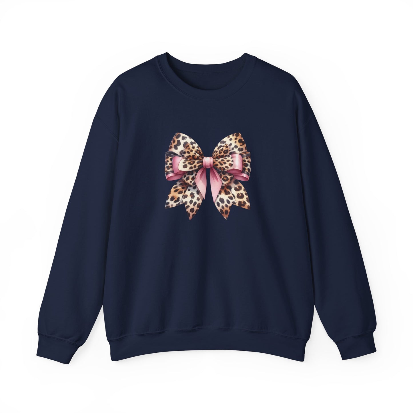 Pink Leopard Fierce & Feminine bow T-Shirt