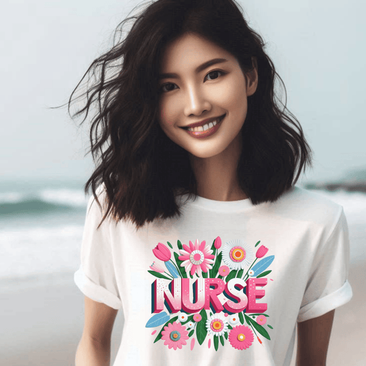 Celebrating Nurses in Full Bloom T-Shirt