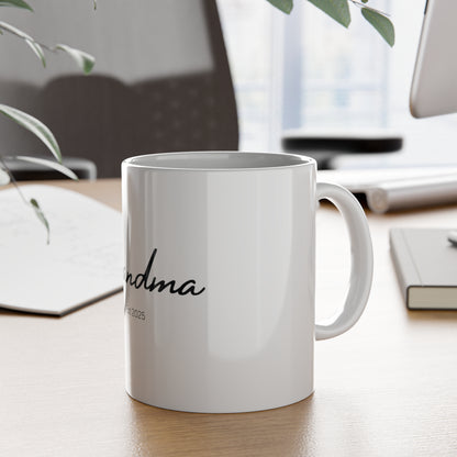 Love You, Grandma – Special Edition Mug- Est 2025