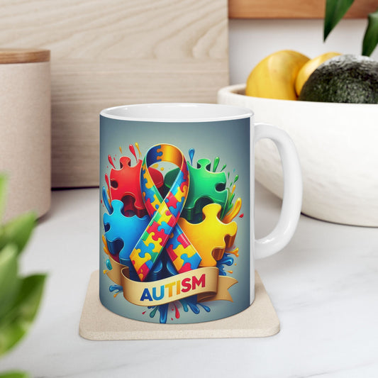 Colorful Autism Awareness Coffee Mug