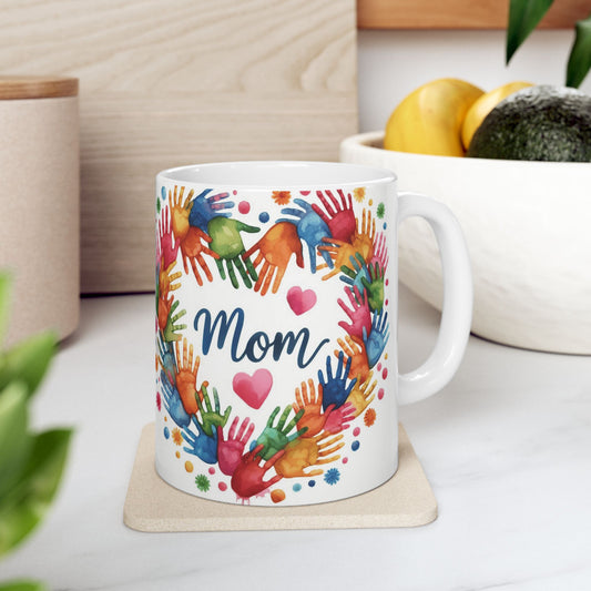 Mom Touched by Little hands Mug