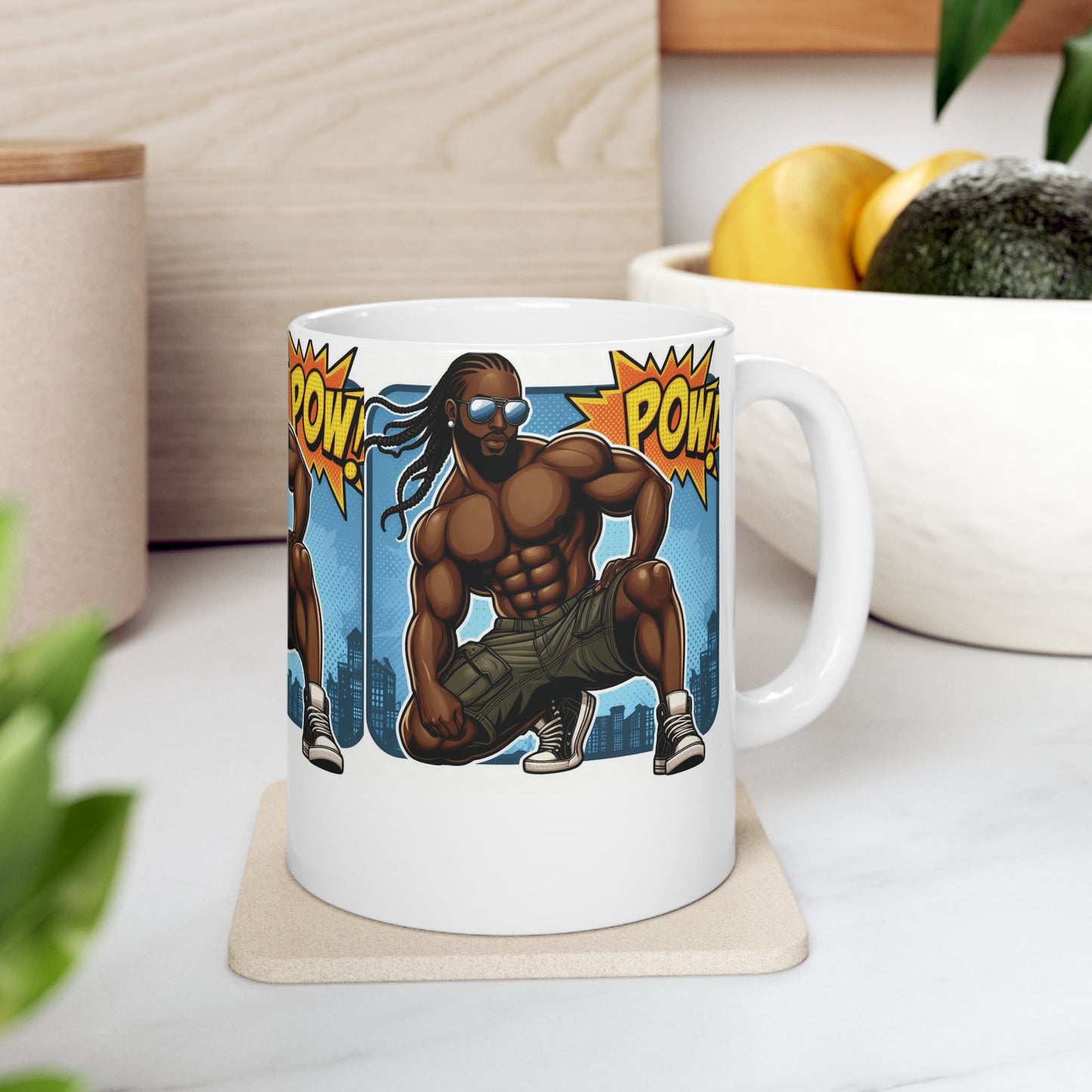 The POW! Dad Saves the Day Mug