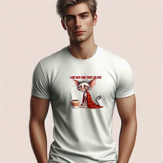 I AM SICK OF YOU T-SHIRT