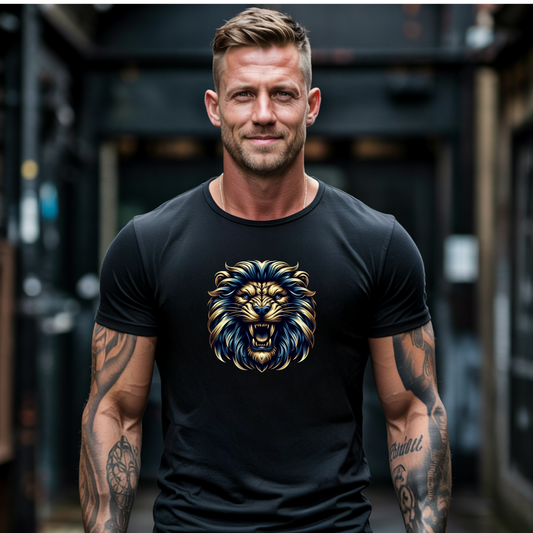 Black & Gold Alpha King T-Shirt
