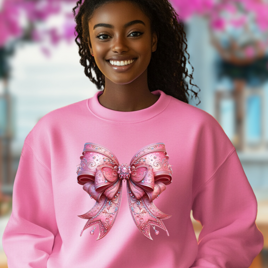 Pink Bow of Love Sweatshirt