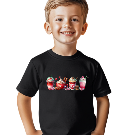 Kids Fun Ice Cream Drinks Tee