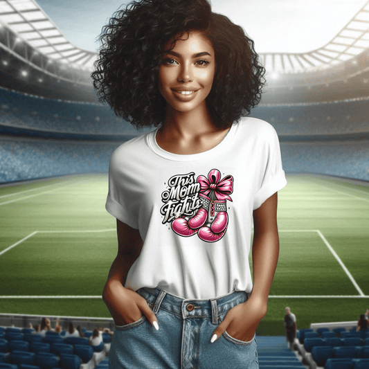 Rhinestone Warrior Mom T-Shirt