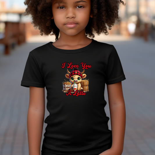 I Love My Latte Girl Tee