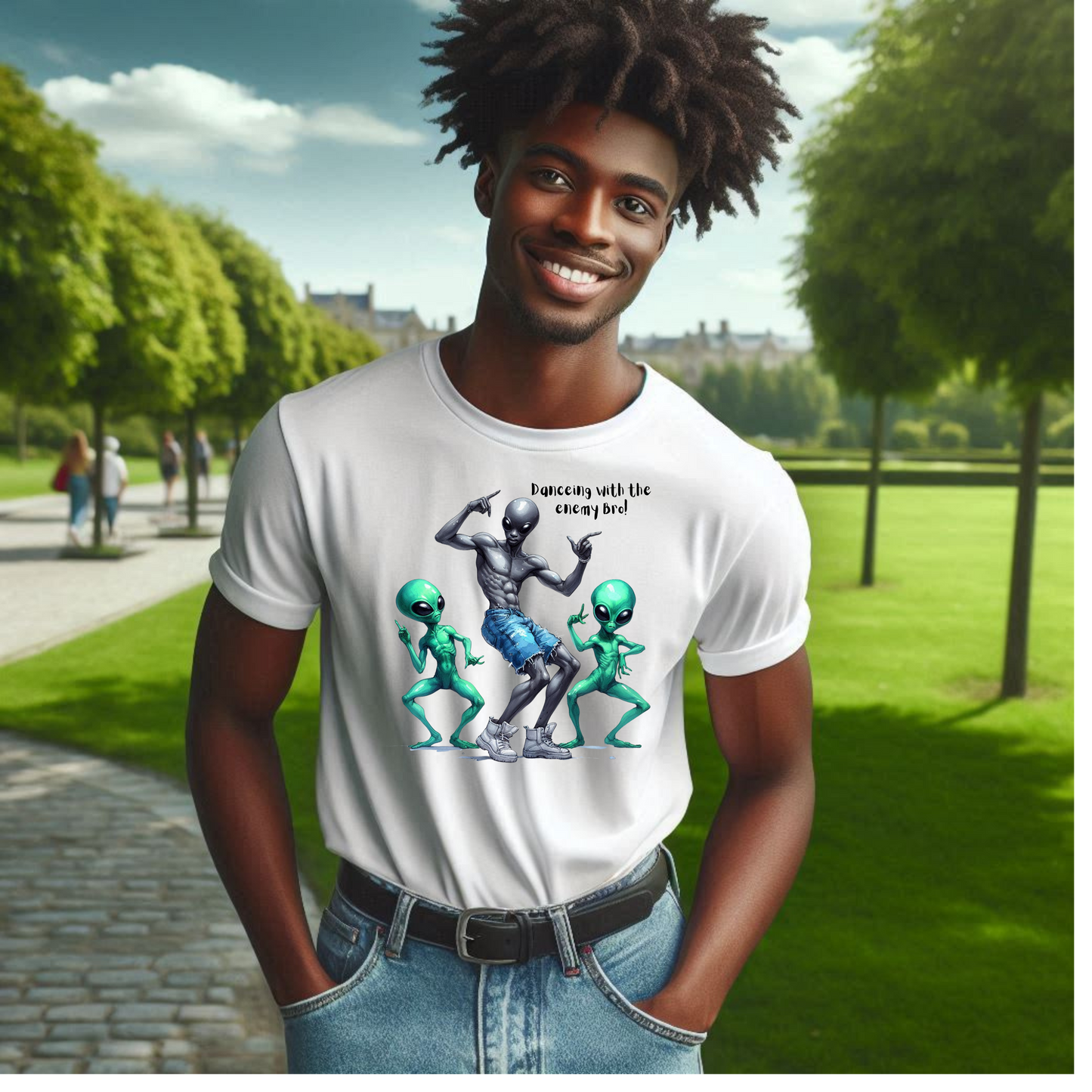 Dancing Aliens Bro. Tee
