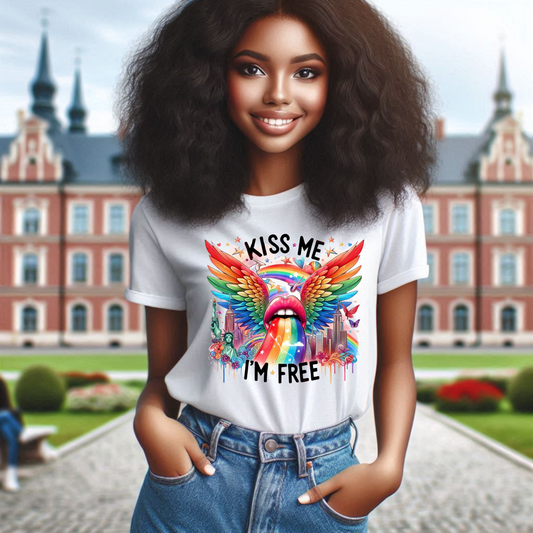Colorful Freedom Wings T-Shirt