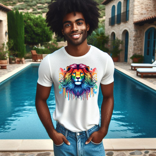 Colorful Lion Tee
