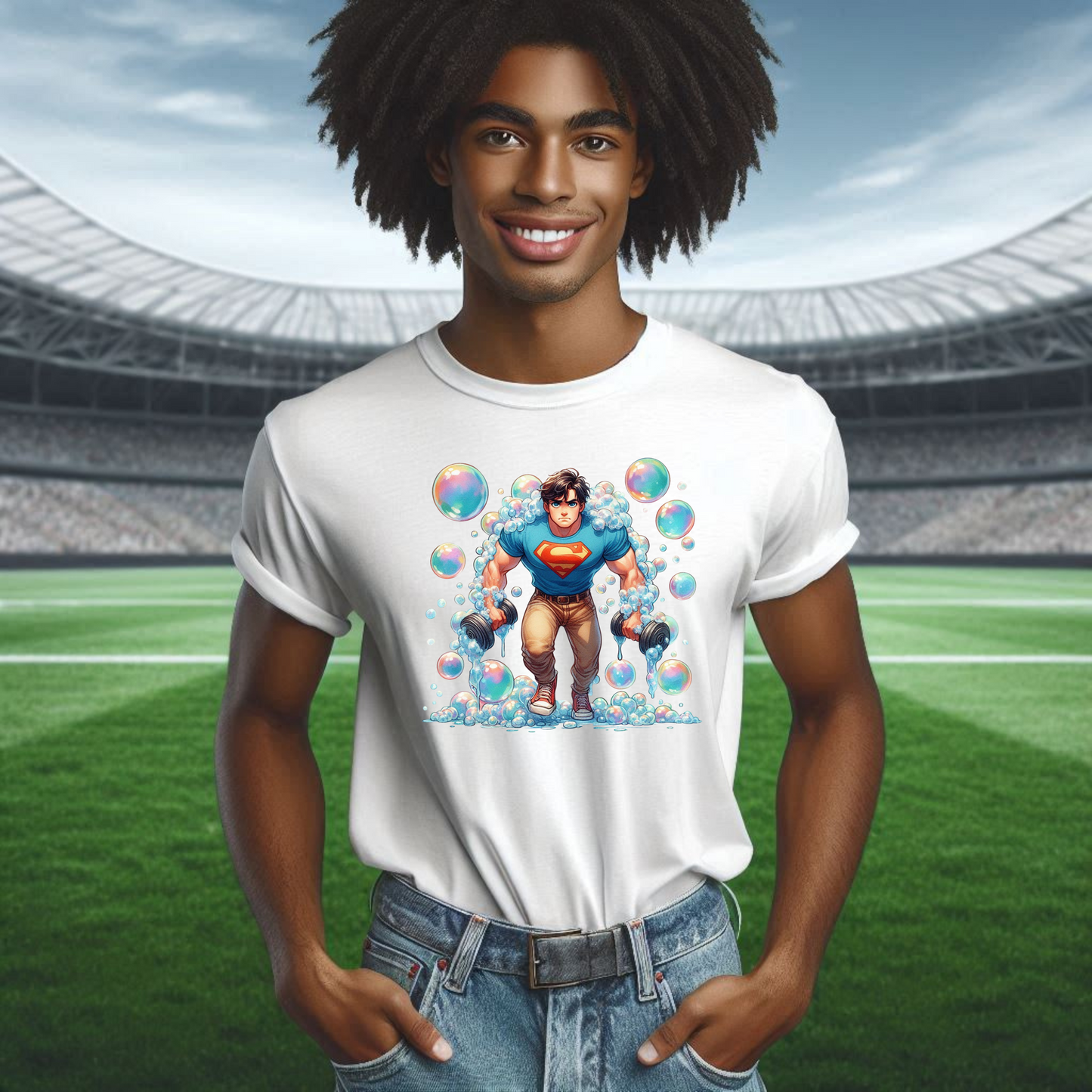 Super-Bubble Man Tee