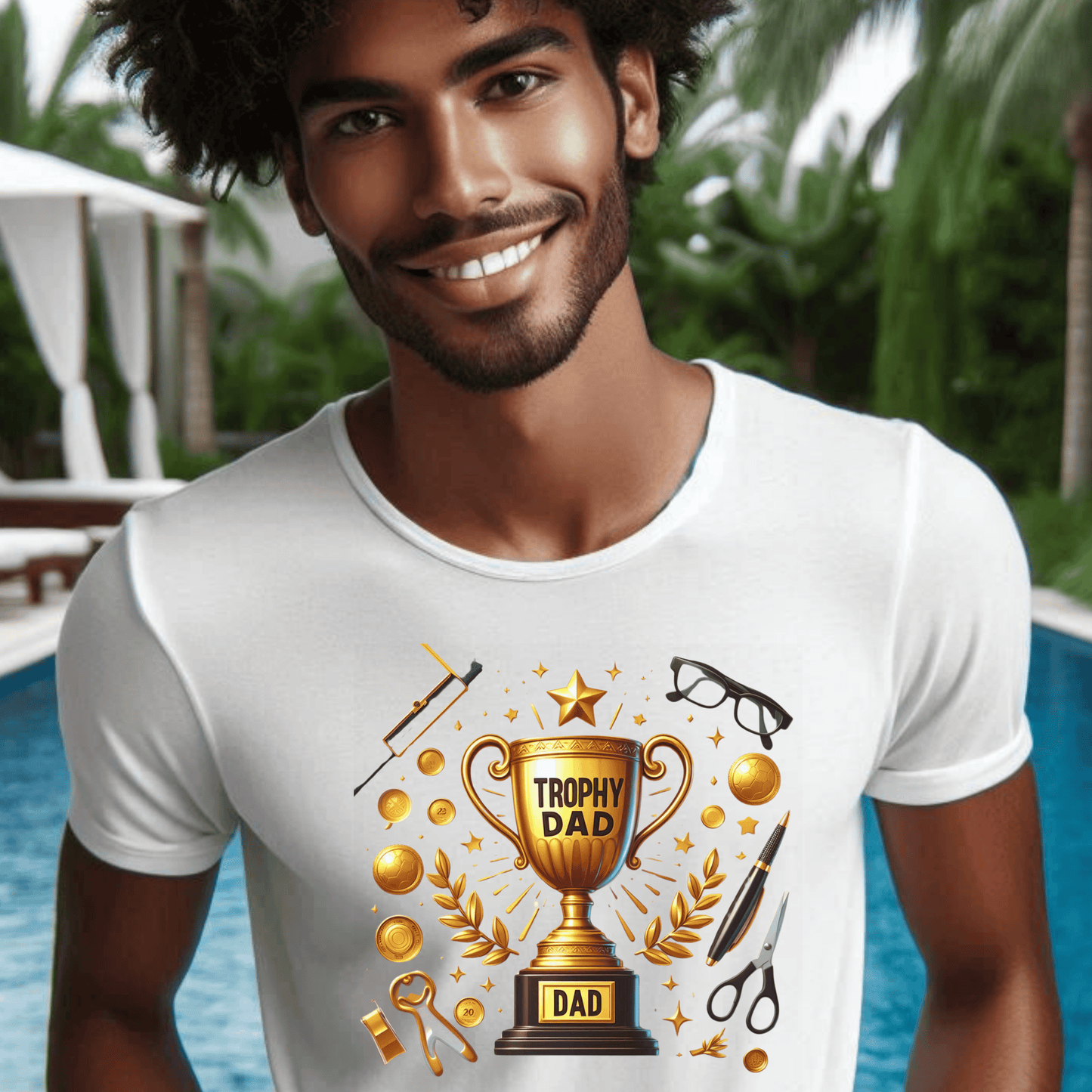 Trophy Dad: Gold Edition Tee