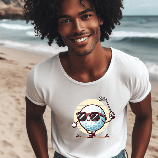 Cool And Confident Golf Ball Tee