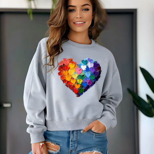 Rainbow Love Vibes Sweatshirt