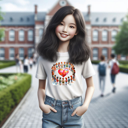 Kids Heartwarming Unity Tee