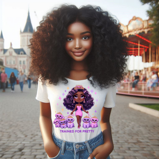Trained for Pretty in Pink Tee