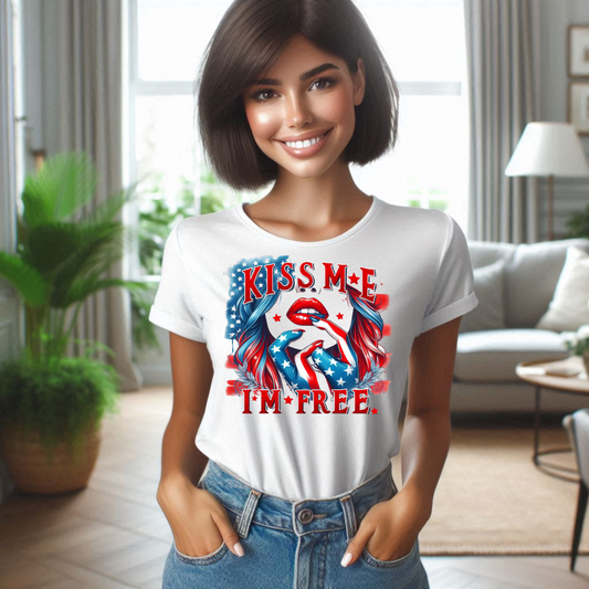 Kiss Me I'm Free T-Shirt