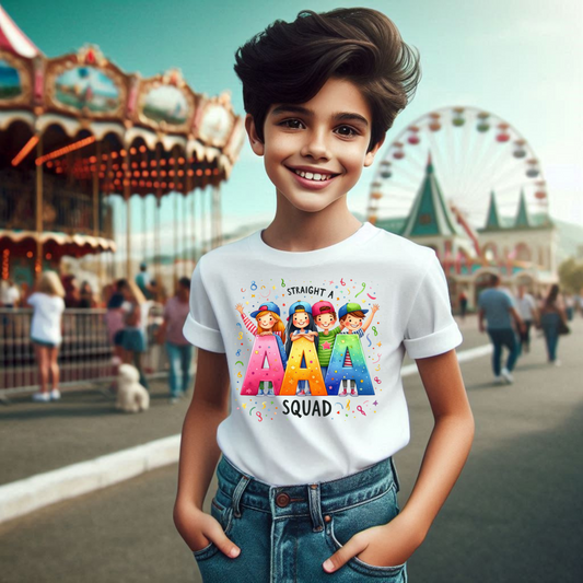 Kids Straight A Squad Fun Tee