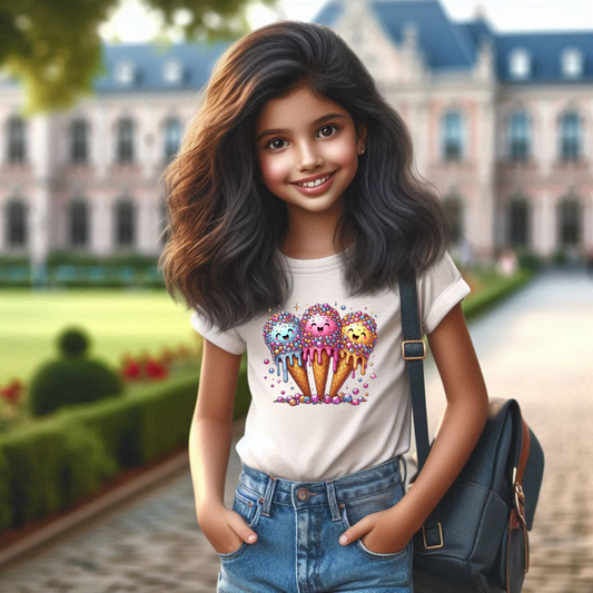 Ice Cream Party Kids Tee