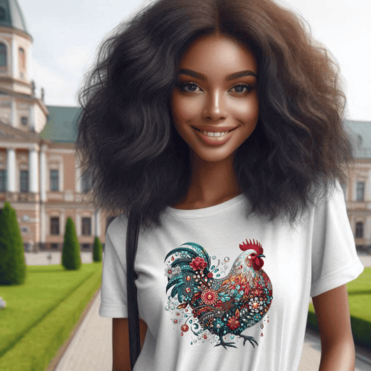 "Rhinestone Rooster" T-Shirt