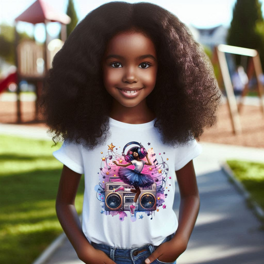 Music Ballerina Kids Tee